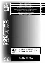 Предварительный просмотр 1 страницы MCS Master BLP 103ET User And Maintenance Book