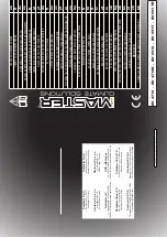 MCS Master BV 471S Operational Manual preview