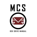 MCS BOX DRIVE Manual preview