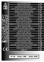 Preview for 1 page of MCS Master HALL 1500 User And Maintenance Book