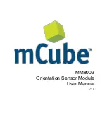 Mcube MM8003 User Manual preview