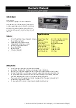 Preview for 5 page of McVoice AMP-400SI Owner'S Manual