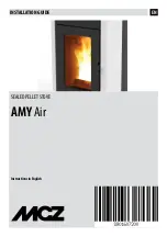 MCZ AMY Air Installation Manual предпросмотр