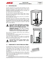 Предварительный просмотр 12 страницы MCZ CLUB HYDRO Use And Maintenance Manual