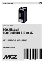 MCZ EGO AIR 8 M2 Installation Manual preview