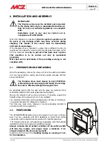 Preview for 16 page of MCZ Forma Series Installation And Use Manual