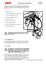 Предварительный просмотр 22 страницы MCZ Forma Series Installation And Use Manual