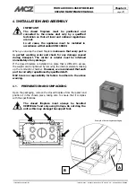 Предварительный просмотр 16 страницы MCZ FORMA WOOD 75 DX-SX Use And Installation  Manual