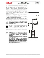 Предварительный просмотр 13 страницы MCZ Kaika Oyster Installation And Use Manual