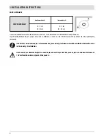 Preview for 8 page of MCZ Stripe Overnight Use And Installation  Manual