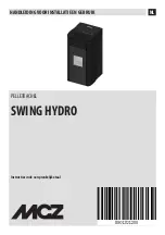 MCZ SWING HYDRO Installation Manual предпросмотр