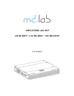 Предварительный просмотр 1 страницы md.lab AM-80.4DSP User Manual