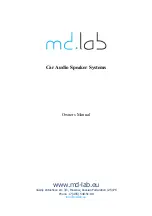 md.lab SP-A17.2 Owner'S Manual preview