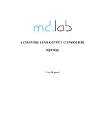 Предварительный просмотр 1 страницы md.lab SQ5 User Manual