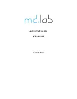 Preview for 1 page of md.lab SW-10AM User Manual