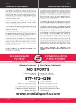 Preview for 2 page of MD SPORTS 006-25234 Quick Start Manual