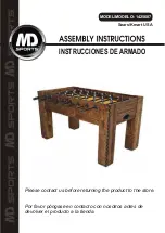 Preview for 1 page of MD SPORTS 1425607 Assembly Instructions Manual