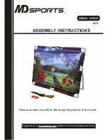 MD SPORTS 1550013 Assembly Instructions Manual предпросмотр