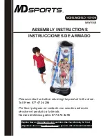 MD SPORTS 1551519 Assembly Instructions Manual предпросмотр