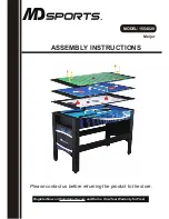 Preview for 1 page of MD SPORTS 1554829 Assembly Instructions Manual