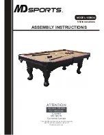 Preview for 1 page of MD SPORTS 1639634 Assembly Instructions Manual