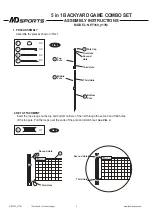 Preview for 2 page of MD SPORTS 5 in 1 BACKYARD GAME COMBO SET Assembly Instructions Manual