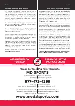 Preview for 3 page of MD SPORTS AH048Y19005 Assembly Instructions Manual