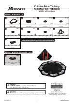 Preview for 1 page of MD SPORTS ARC046_027M Assembly Instructions Manual