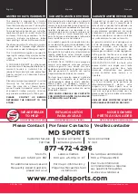 Preview for 2 page of MD SPORTS ARC084 116B Assembly Instructions Manual