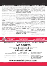 Preview for 2 page of MD SPORTS ARC084 168B Assembly Instructions Manual