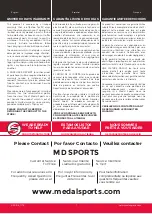 Preview for 2 page of MD SPORTS ARC108 117B Assembly Instructions Manual