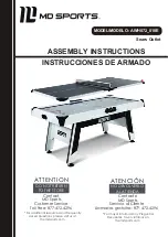 MD SPORTS AWH072 018E Assembly Instructions Manual preview