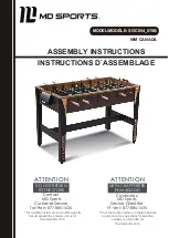 Предварительный просмотр 1 страницы MD SPORTS Barrington SOC054 078B Assembly Instructions Manual