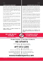 Preview for 3 page of MD SPORTS BLL060 048B Assembly Instructions Manual