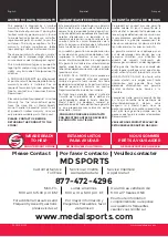 Preview for 2 page of MD SPORTS HALL OF GAMES LYNX FS050Y21001 Assembly Instructions Manual