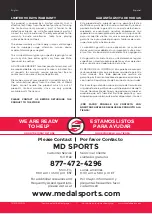 Preview for 2 page of MD SPORTS TP600Y20094 Assembly Instructions Manual