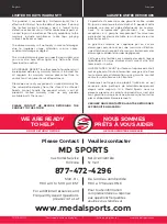 Preview for 2 page of MD SPORTS TP600Y20110 Assembly Instructions Manual