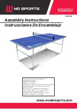 Предварительный просмотр 1 страницы MD SPORTS TT209Y19007 Assembly Instructions Manual