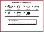 Preview for 3 page of MD SPORTS WM12000 CAN Assembly Instructions Manual