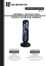 MD SPORTS YUS470_028M Assembly Instructions Manual предпросмотр