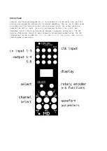 Preview for 3 page of MD 001 User Manual