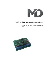 Предварительный просмотр 1 страницы MD mXion BM User Manual