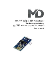 Предварительный просмотр 1 страницы MD mXion MZSpro-Z21 User Manual