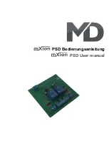 MD mXion PSD User Manual предпросмотр