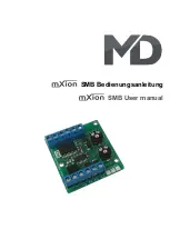 MD mXion SMB User Manual предпросмотр