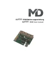 MD mxion ssm User Manual предпросмотр