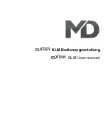 MD mXion User Manual preview