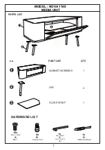 Preview for 2 page of MDA DESIGNS NOVA 1140 Assembly Instructions Manual