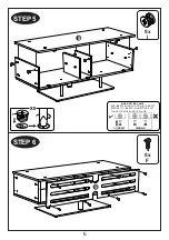 Предварительный просмотр 7 страницы MDA DESIGNS ORION AV CABINET Assembly Instructions Manual