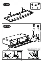 Предварительный просмотр 9 страницы MDA DESIGNS ORION AV CABINET Assembly Instructions Manual